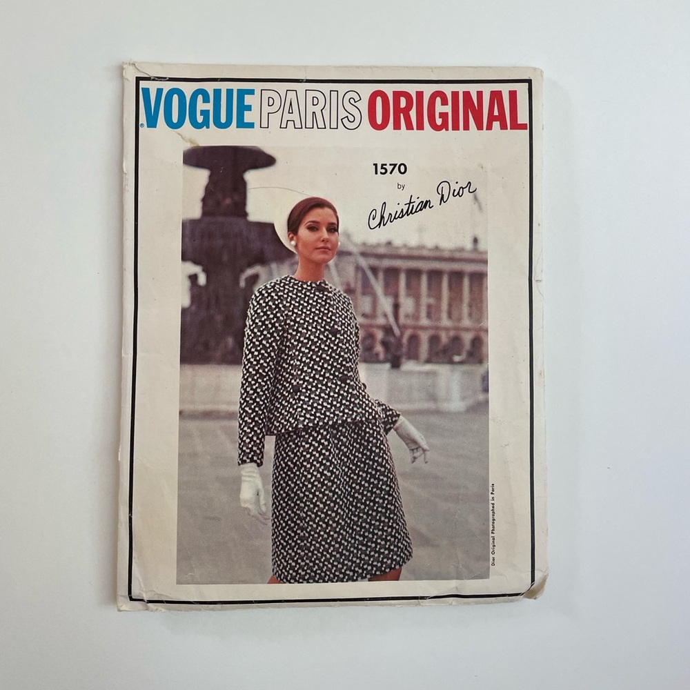 Vogue Christian Dior sewing pattern 1570